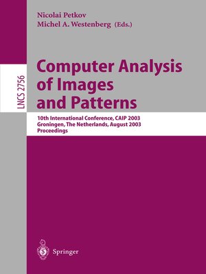 cover image of Computer Analysis of Images and Patterns